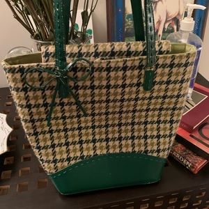 Vintage plaid purse